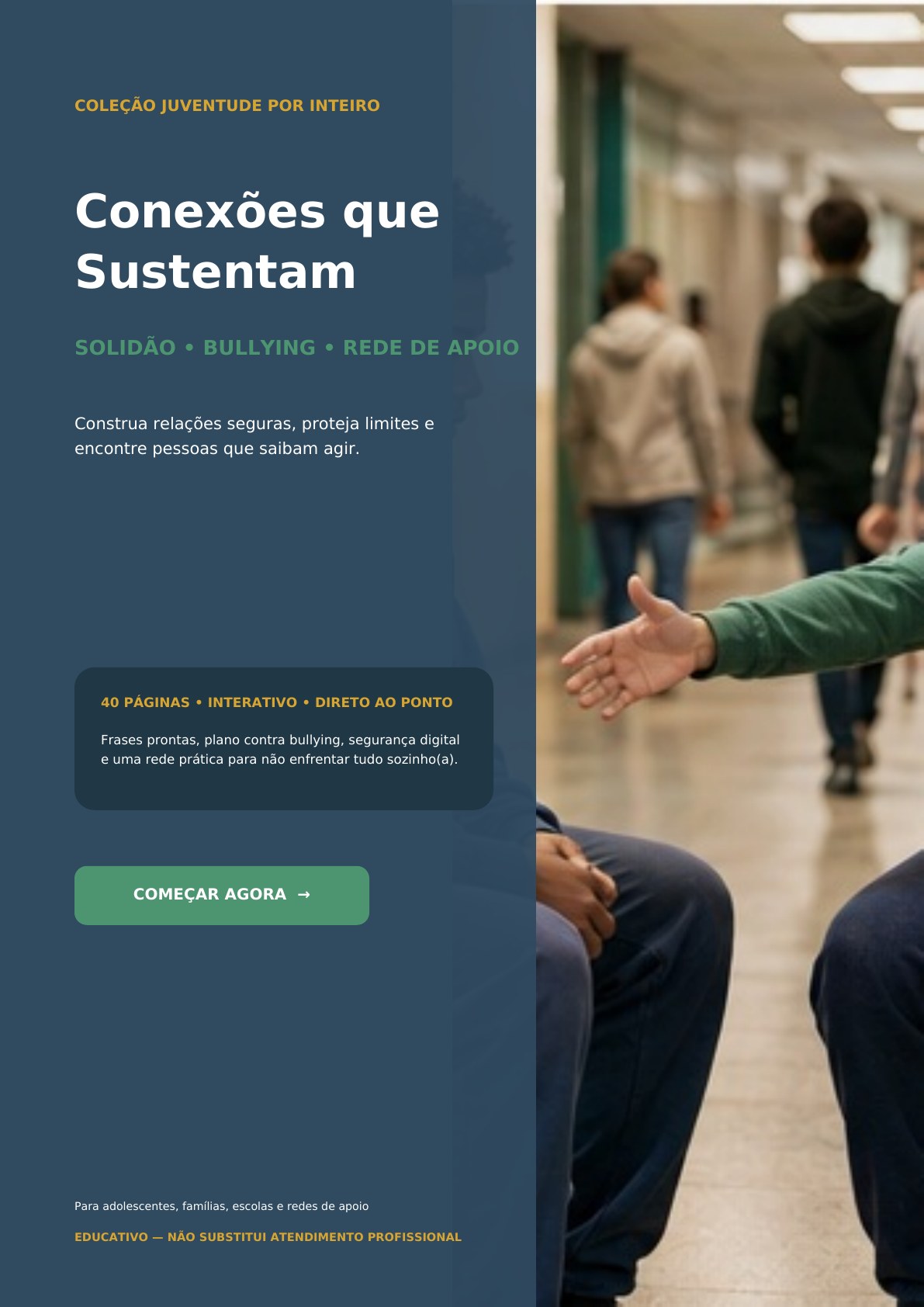 Capa do e-book Conexões que Sustentam