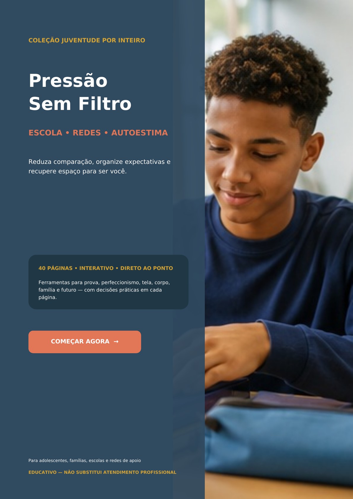 Capa do e-book Pressão Sem Filtro